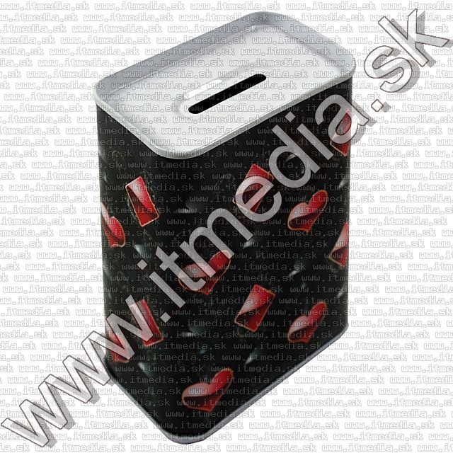 Image of Metal Money Box *medium* x cm Type 1 Poker *black* (IT8473)